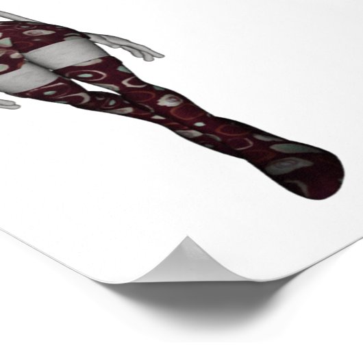 Poster Poupée Bonga Freaky 3D - Tête rouge (Coin)