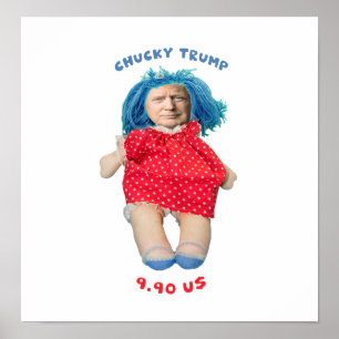 Poster Poupée de Donald Trump