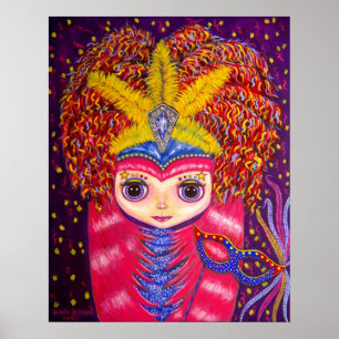 Poster Poupée de mardi gras