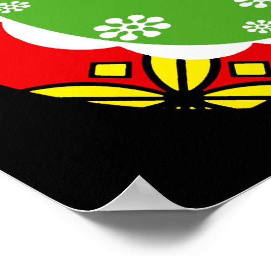 Poster poupée de nidification russe mignonne (Coin)