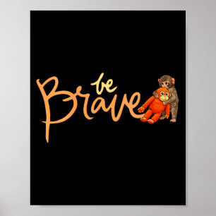 Poster Poupée de singe bébé punch femme mignonne zoo anim