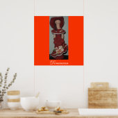 Poster Poupée dominicaine en céramique sans visage, Munec (Cuisine)