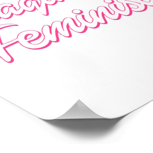 Poster Poupée féministe en colère (Coin)