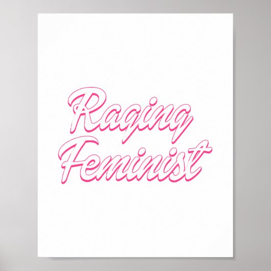Poster Poupée Féministe Enragée  (Devant)