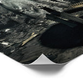 Poster Poupée maudite dans une atmosphère de miroir d'hor (Coin)