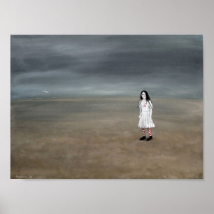 Poster "Poupée sans son bateau" par Christiane Cegavske