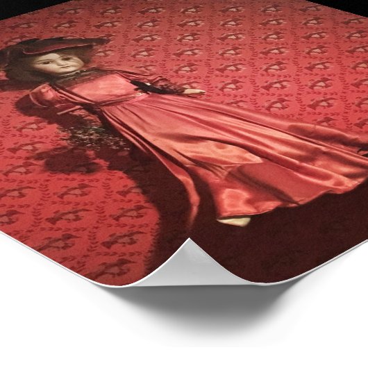 Poster poupée sur un mur (Coin)