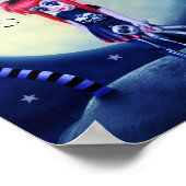 Poster Poupée vaudou gothique fille et vignes déplaisante (Coin)