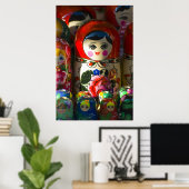 Poster Poupées (Bureau à domicile)