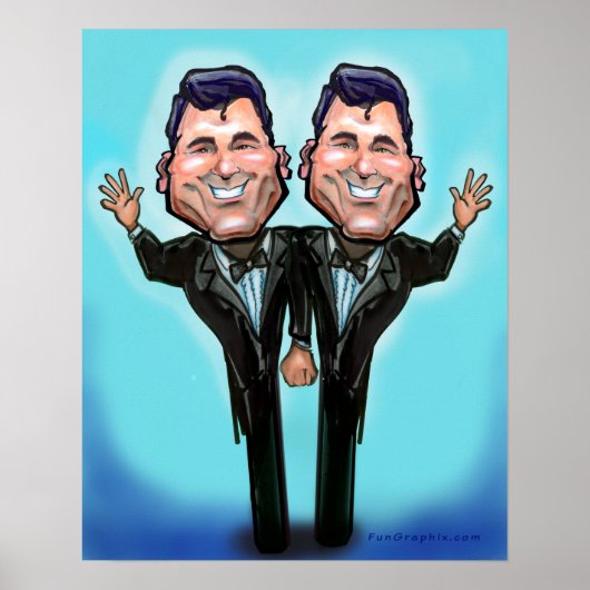 Poster Poupées de gâteau Mariage gay (Devant)