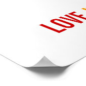 Poster Poupées de nidification multiculturelle L'amour ne (Coin)