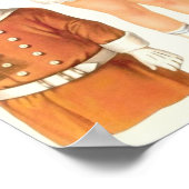 Poster Poupées de papier vintage (Coin)