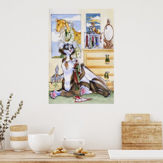 Poster Poupées et Starships (Cuisine)