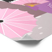 Poster Poupées japonaises Kokeshi (Coin)