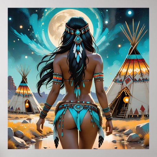 Poster Poupées par : Svace 14 "Pocahontas" (Devant)
