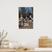 Poster Poupées préhistoriques. (Cuisine)