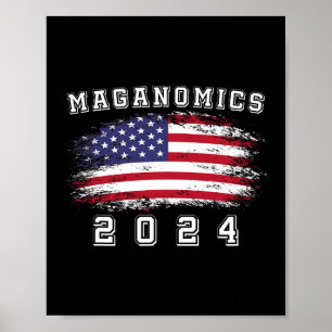 Poster Pour 2024 Légende du président Trump 1