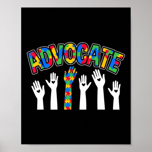 Poster Pour Aby Thérapiste Enseignant Sensibilisation sur (Devant)