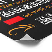 Poster Pour Accomplir De Grandes Choses (Coin)