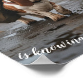 Poster pour animaux de compagnie triste et solitai (Coin)