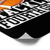 Poster Pour Attaquer Le Football De 4E Année À L'École (Coin)