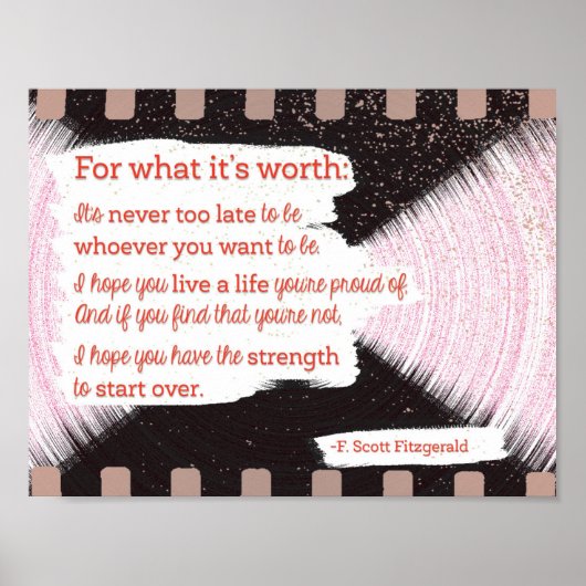 Poster Pour ce que ça vaut (Devant)