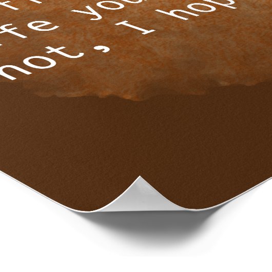 Poster Pour ce que ça vaut F. Scott Fitzgerald Citation (Coin)