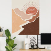 Poster Pour Cet Enfant, Nous Avons Prié Écriture Nursery  (Bureau à domicile)