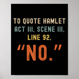 Poster Pour Citer Le Hameau No - Drôle Citation Sarcastiq