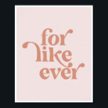 Poster Pour comme toujours Vintage police rose rétro<br><div class="desc">Pour comme toujours Vintage police rose rétro</div>