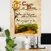 Poster Pour Créer Une Porte (Bureau à domicile)