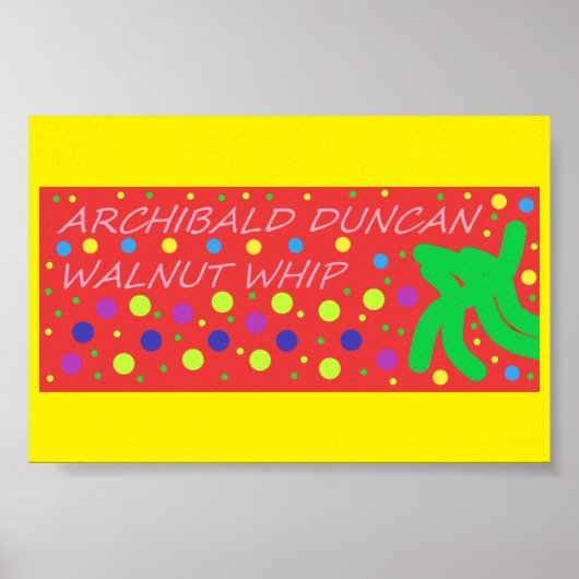 Poster pour enfants amusants imaginaire Archibald  (Devant)