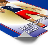 Poster pour enfants de basket-ball (Coin)