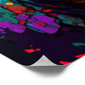 Poster pour enfants Dinosaur Blue T Rex (Coin)