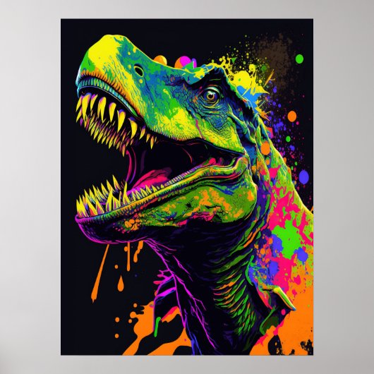 Poster pour enfants Dinosaur T Rex (Devant)