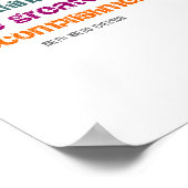 Poster Pour être vous-même citée par Ralph Waldo Emerson (Coin)