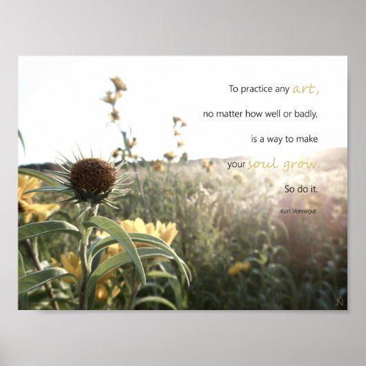 Poster Pour Faire Croître Votre Âme (Devant)