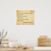 Poster Pour faire une prairie (Cuisine)