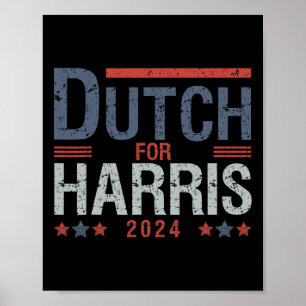 Poster Pour Harris 2024 Président des élections Kamala Ha