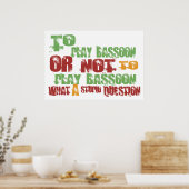 Poster Pour jouer Bassoon (Cuisine)