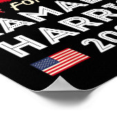 Poster Pour Kamala Harris 2024 Philippines Drapeau patrio (Coin)