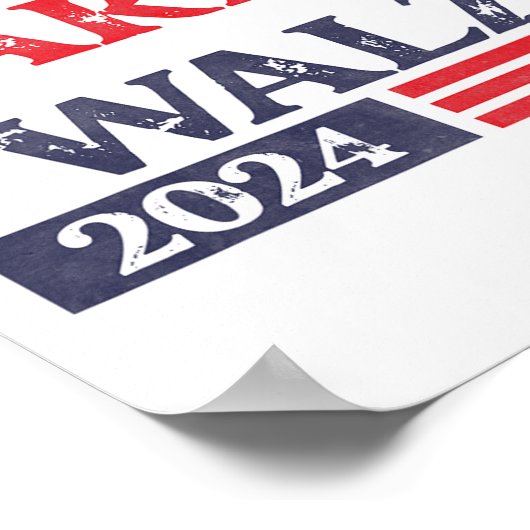 Poster Pour Kamala Harris Tim Walz Anciens Combattants Po (Coin)