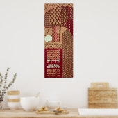 Poster pour la 14ème Exposition de Vienne (Cuisine)