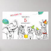 Poster pour la fête du 5e anniversaire. (Devant)