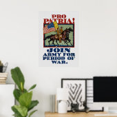 Poster Pour la Patrie ! Propagande de l'armée (Bureau à domicile)