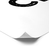 Poster Pour la séchage Cloud amusant plume météorologique (Coin)