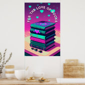 Poster Pour l'amour des livres (Cuisine)