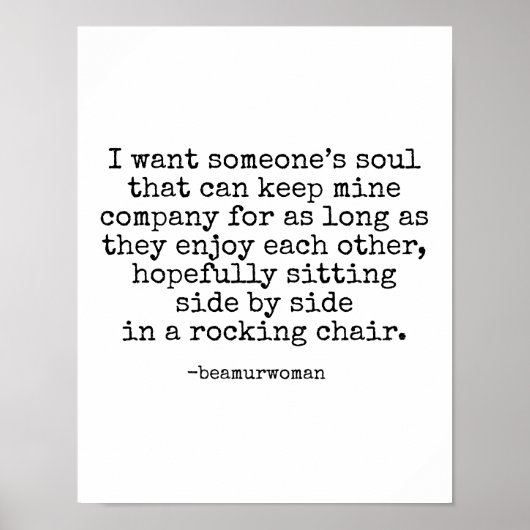 Poster pour le cadre Je veux l'âme de quelqu'un (Devant)