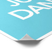 Poster pour le calme et la danse juste à Cyan (Ara (Coin)