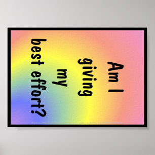 Poster pour le développement de personnages